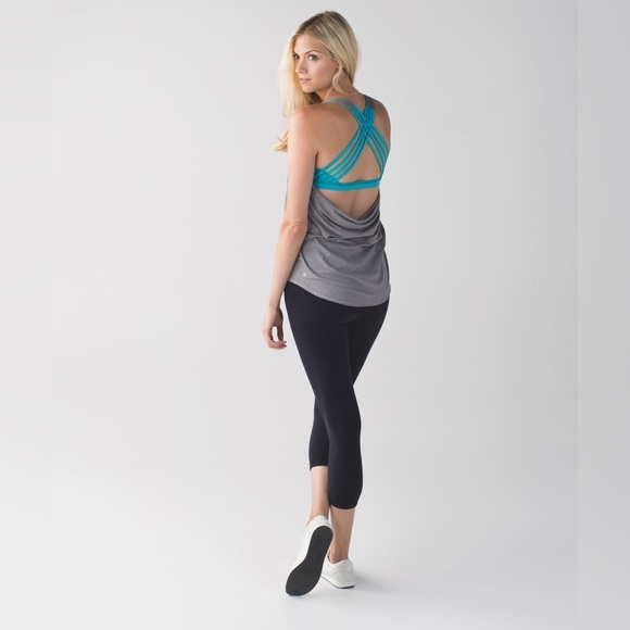 Lululemon Wild Tank 2 in 1 Built in Bra Flowy Workout Tank - Picture 1 of 9